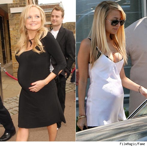Emma Bunton and Nicole Richie