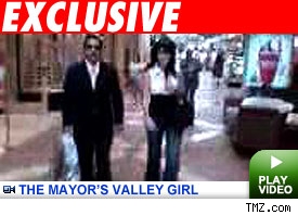 Mayor Antonio Villaraigosa and Mirthala Salinas