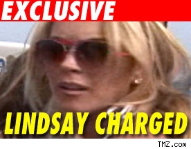 Lindsay Lohan Charged