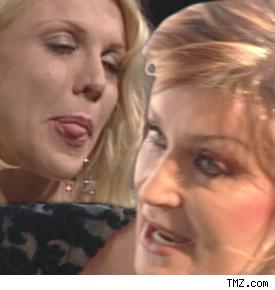 Courtney Love and Sharon Osbourne