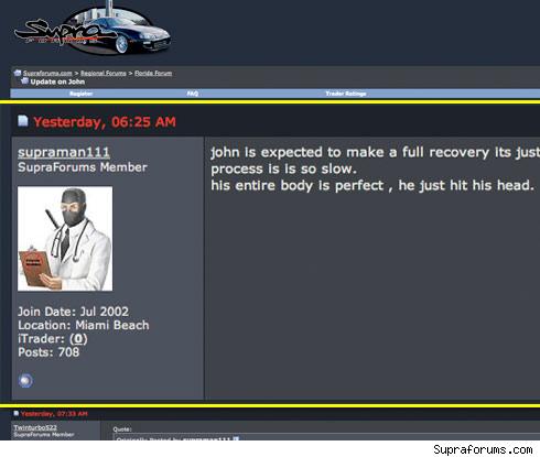 Nick Hogan Supra forum
