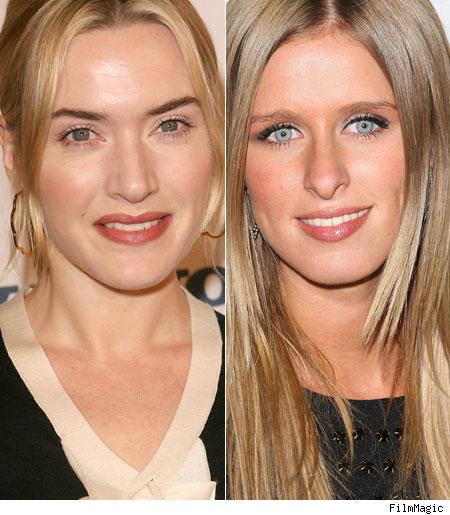Kate Winslet, Nicky Hilton