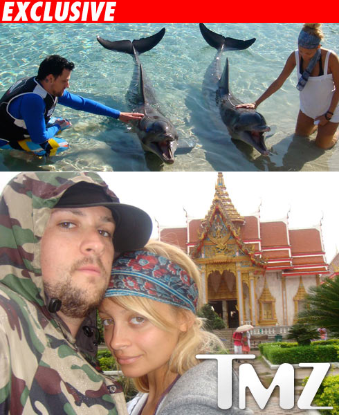 Nicole Richie and Joel Madden