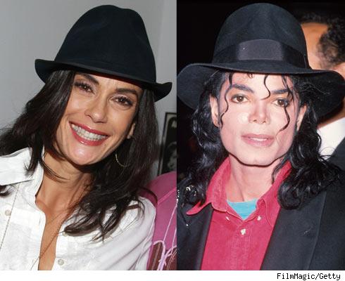 Teri Hatcher and Michael Jackson