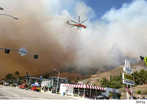 Malibu fire