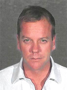 Kiefer Sutherland booking photo