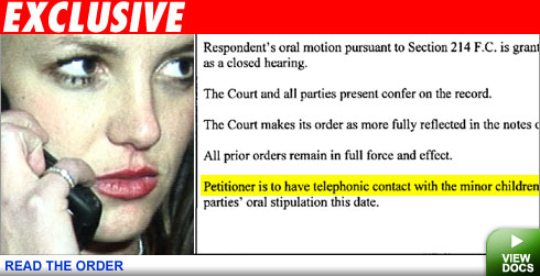Britney's minute order