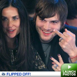Flipped off!