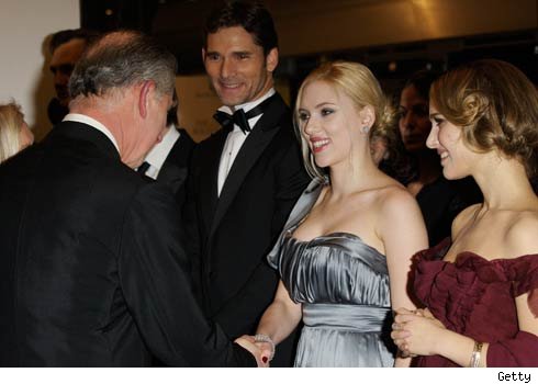 Prince Charles and Scarlett Johansson