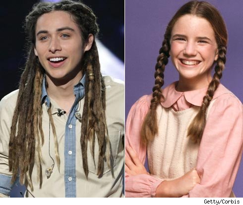 Jason Castro and Melissa Gilbert