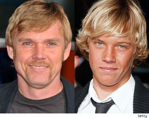 Ricky Schroeder and Luke Schroeder
