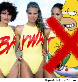 Simpsons out, Baywatch in