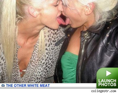 Girl on girl on fur