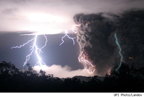 Crazy volcano photo