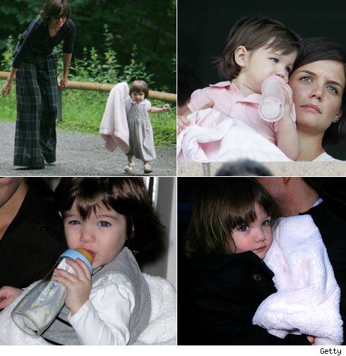 Suri has a LOT of blankies