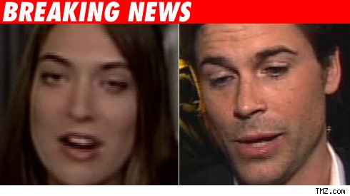 Jessica Gibson and Rob Lowe