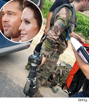 Angelina and Brad
