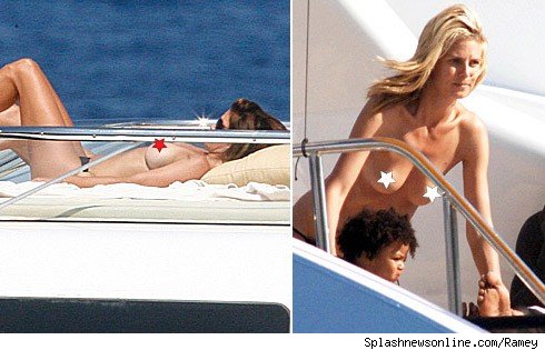 Cindy Crawford, Heidi Klum