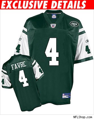 York Jets QB Brett Favre brett favre jets jersey. York Jets QB Brett Favre