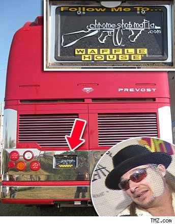 Kid Rock's tour bus