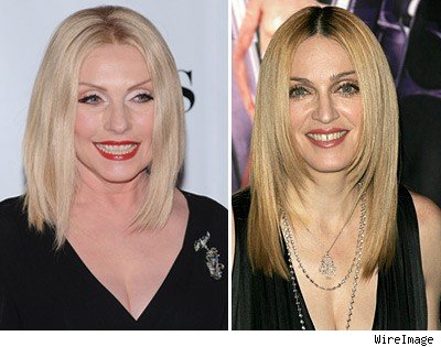 Debbie Harry and Madonna
