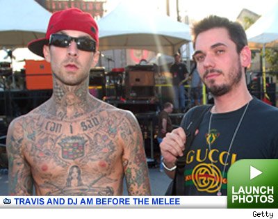 Travis Barker and DJ AM