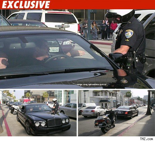 simon gets stoped by cops: exclusive