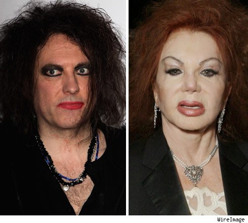 Robert Smith and Jackie Stallone