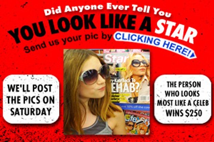 celebrity look alike contest