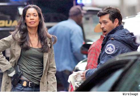 Eddie Cibrian and Gina Torres