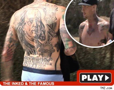 Benji Madden was looking pretty good, for him, in Runyon Canyon yesterday.