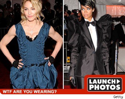Madonna and Rihanna
