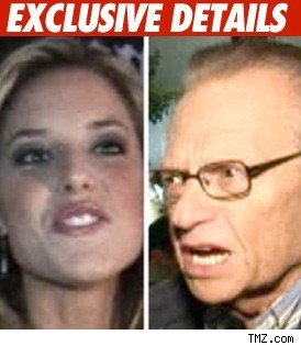 Carrie Prejen and Larry King