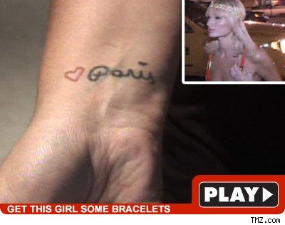 Sure, it'd be a cute tattoo if it meant this girl loved Paris, France -- but 