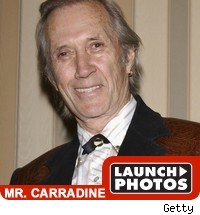 David Carradine Launch Photos