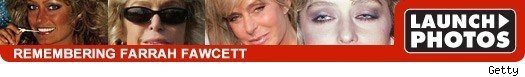 Farrah Fawcett launch photos
