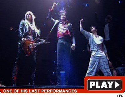 Michael Jackson Last Performance Video Michael Jackson: Click to watch