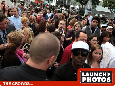 The Crowds Outside Staples Center The Crowds Outside Staples Center