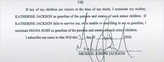 Michael Jackson Will Michael Jackson Will