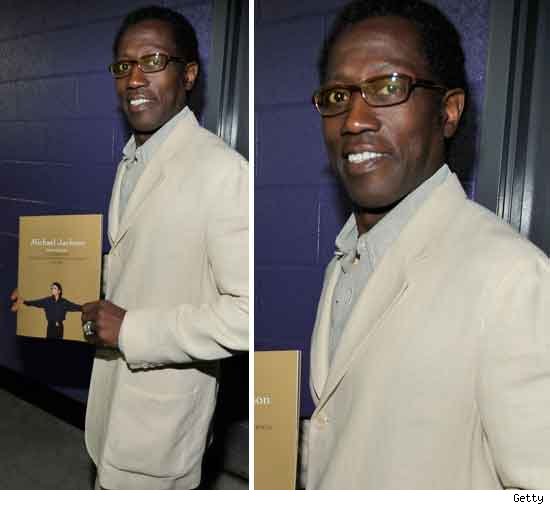 Wesley Snipes at Staples Center Wesley Snipes