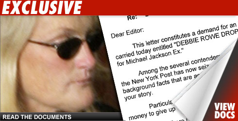 Rowe's Lawyer -- Debbie Doesn't Want MJ's Money Debbie Rowe - Launch docs
