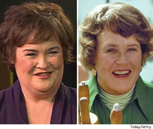 Susan Boyle Susan Boyle and Julia Child