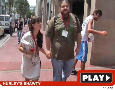 'Lost' Star & GF -- Big Love Jorge Garcia: Click to watch