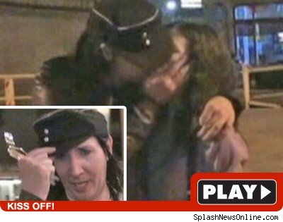 Marilyn Manson Forks on the First Date Marilyn Manson: Click to watch