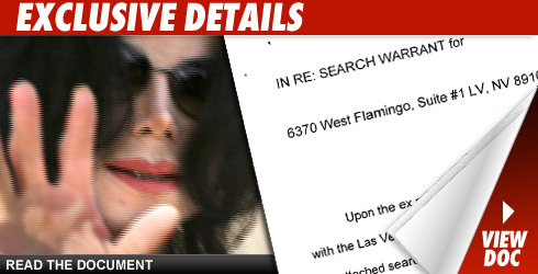Search in Jackson Case -- Smoking Gun? Search Warrant: Click to view