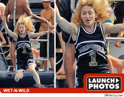 Madonna Punishes the Ocean with her Shoulders Madonna