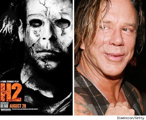 Mickey Rourke Is a Serial Killer? Michael Myers & Mickey Rourke