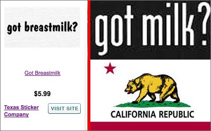 California Cries Over Spilled 'Breastmilk' California Cries Over Spilled 'Breastmilk'