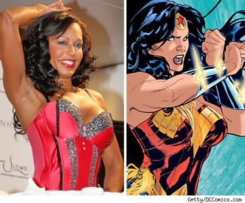 Mel B & Wonder Woman