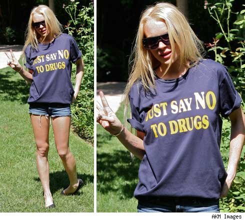 lindsay lohan drugs pictures. Lindsay Lohan